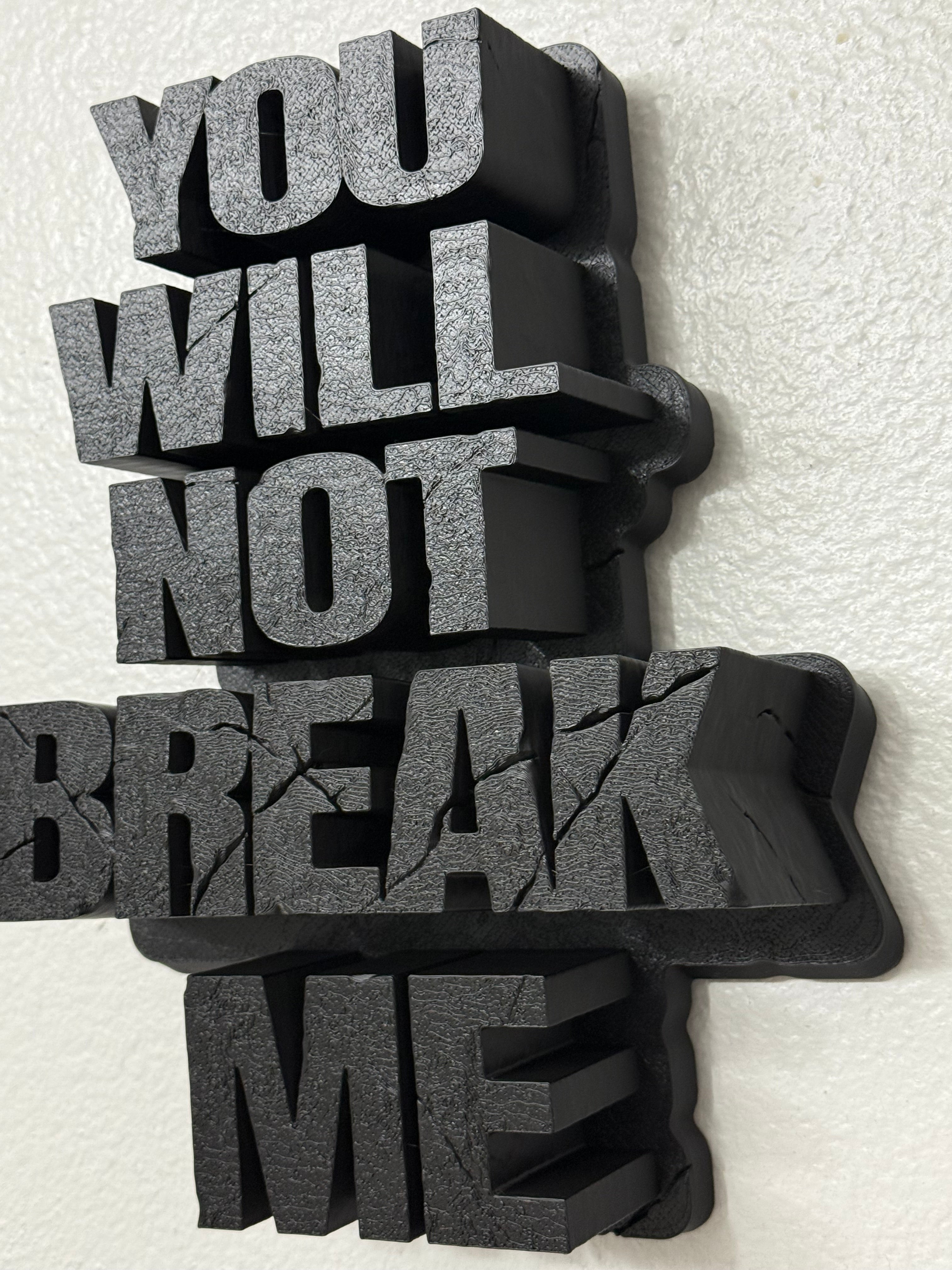 Dungeon Crawler Carl Mantra 12 inch wall decoration