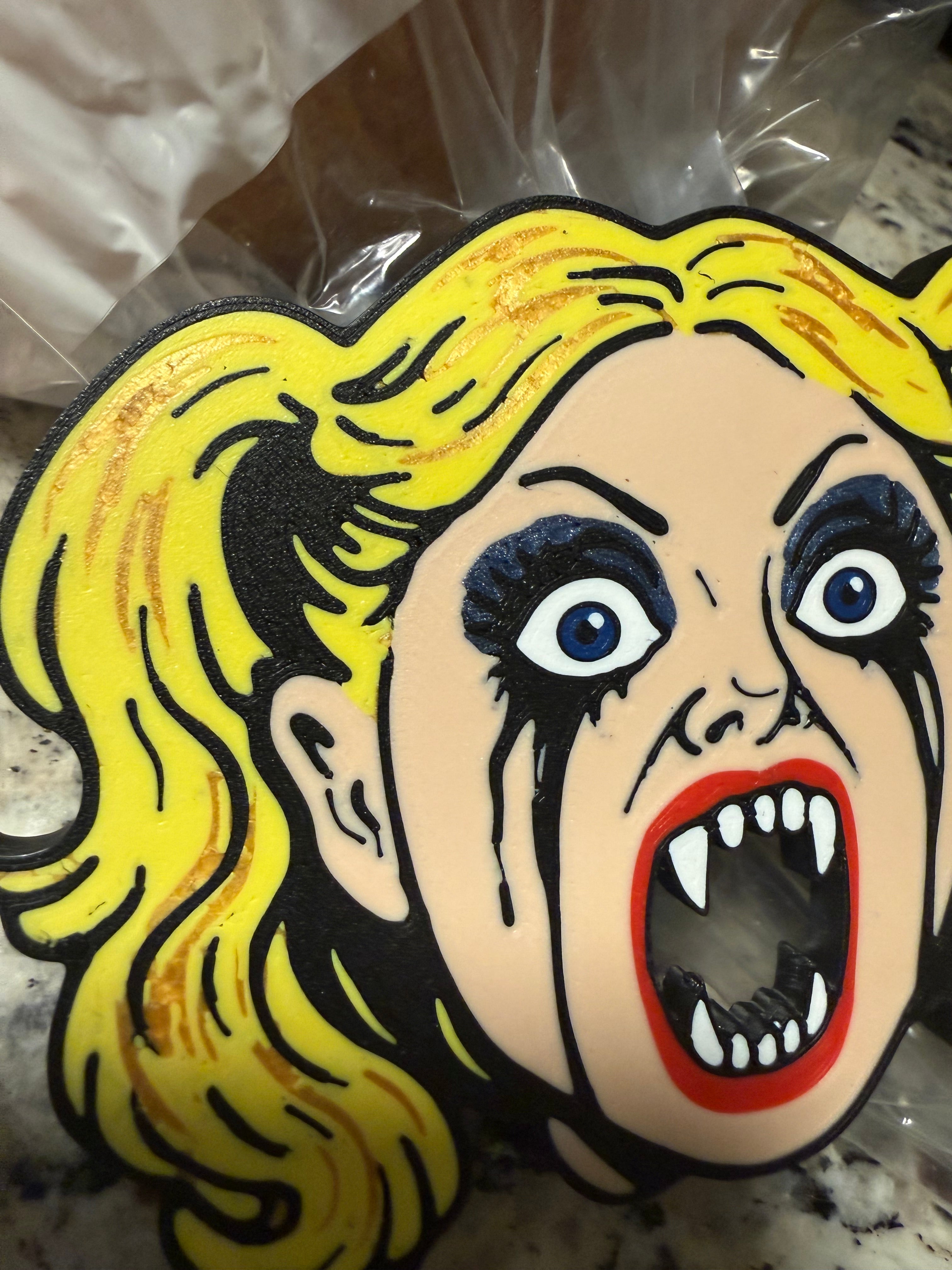 Samantha Bread Clip – Dungeon Crawler Carl Inspired Bag Holder/Ornament or keychain– Horror Kitchen Decor – Funny Fantasy Gift – Unique Nerd Collectible