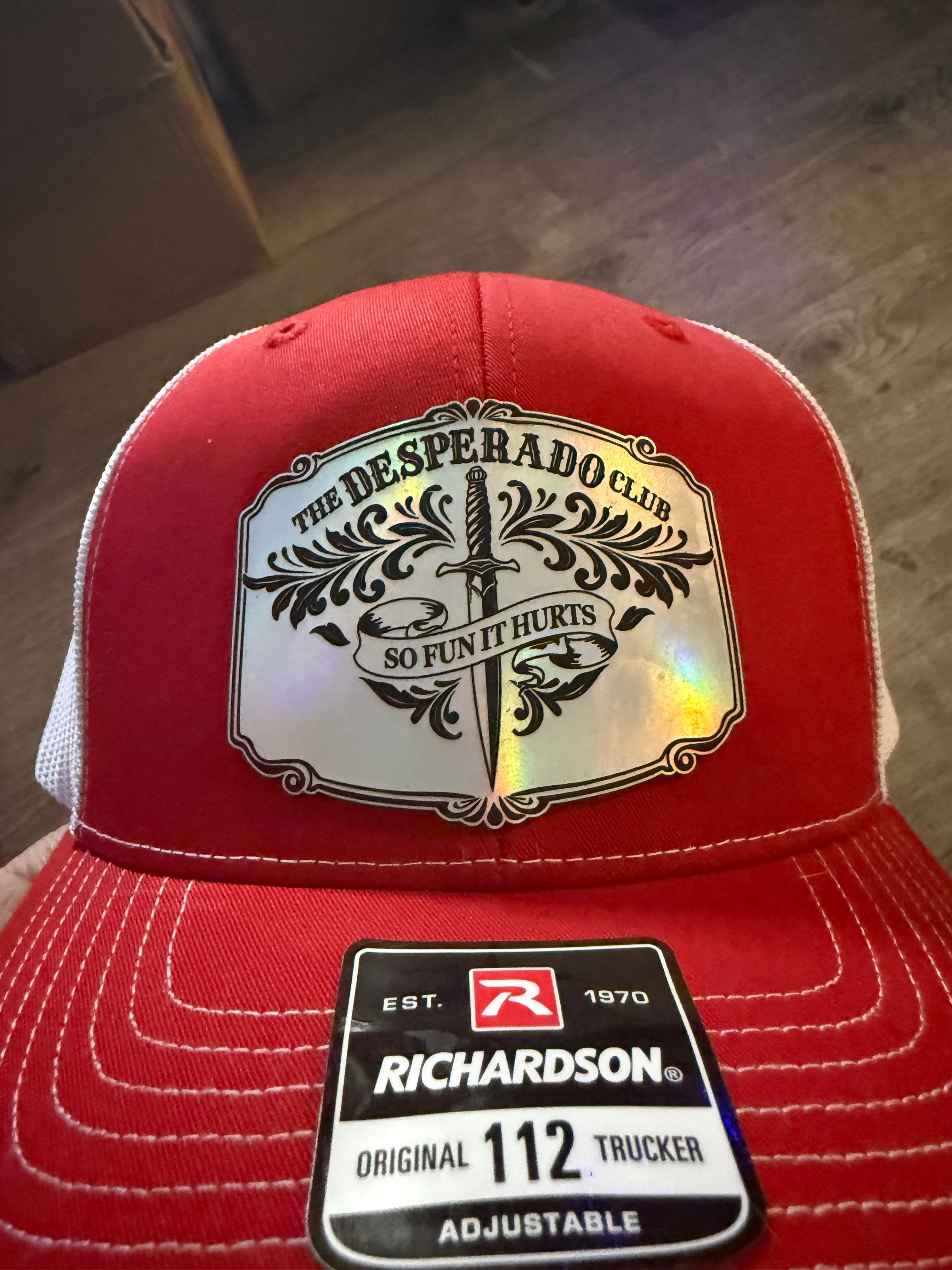 Desperado Club Inspired Hat & Patch. Dungeon Crawler Carl Inspired Gear. Richardson 112 Style