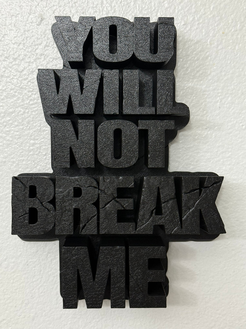 Dungeon Crawler Carl Mantra 12 inch wall decoration