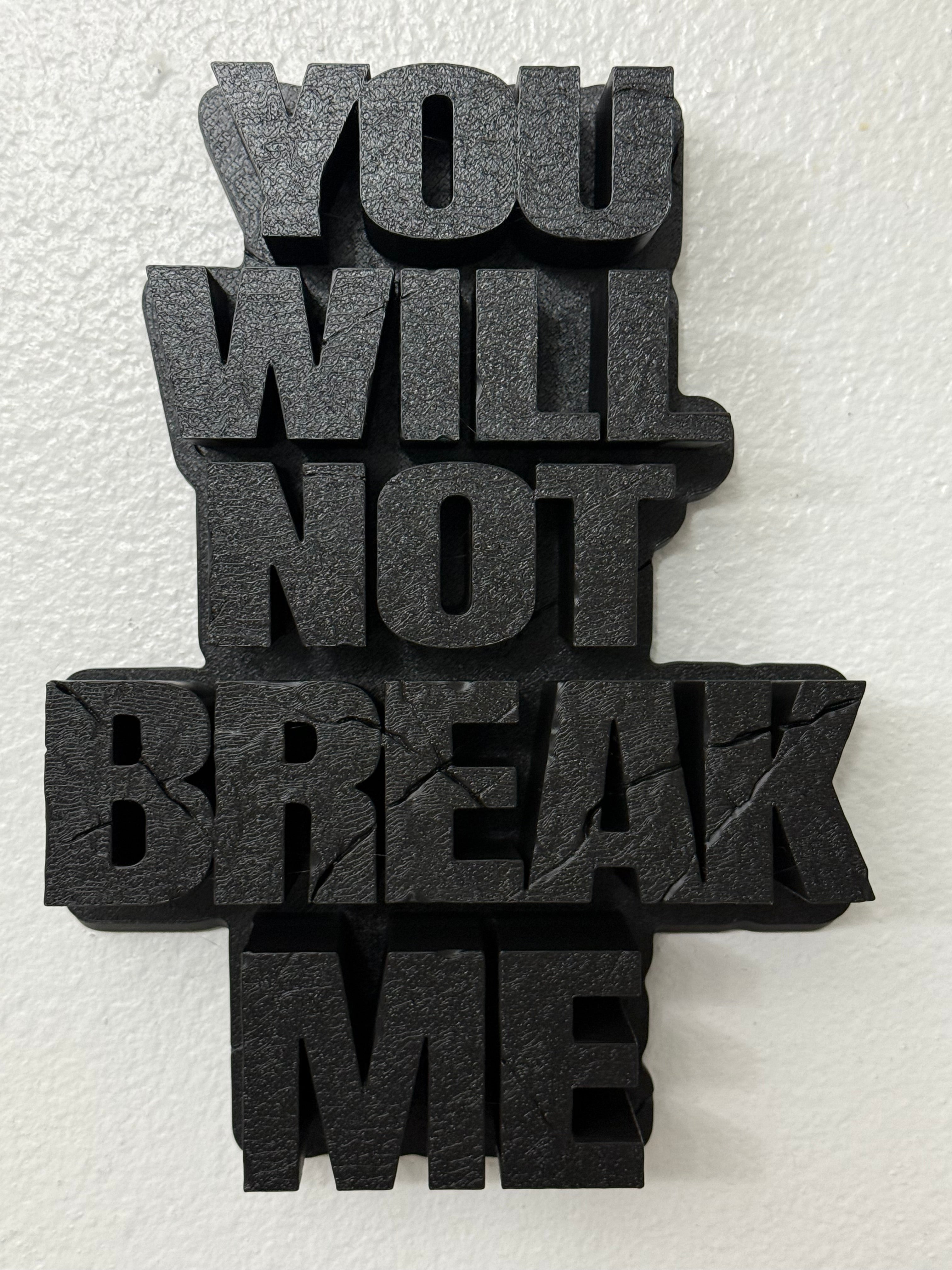 Dungeon Crawler Carl Mantra 12 inch wall decoration
