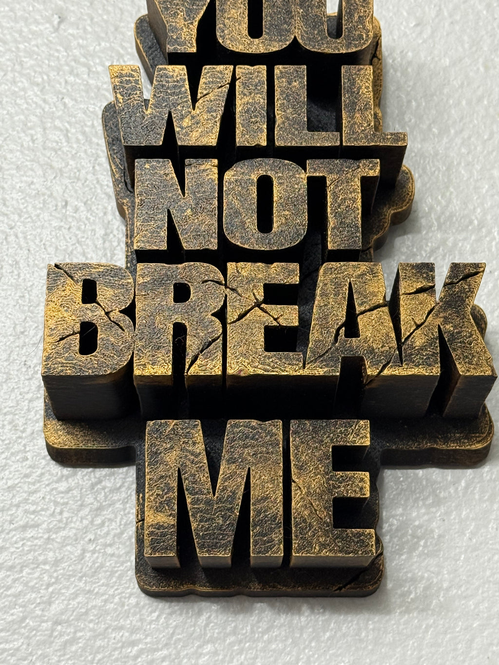Dungeon Crawler Carl Mantra 12 inch wall decoration