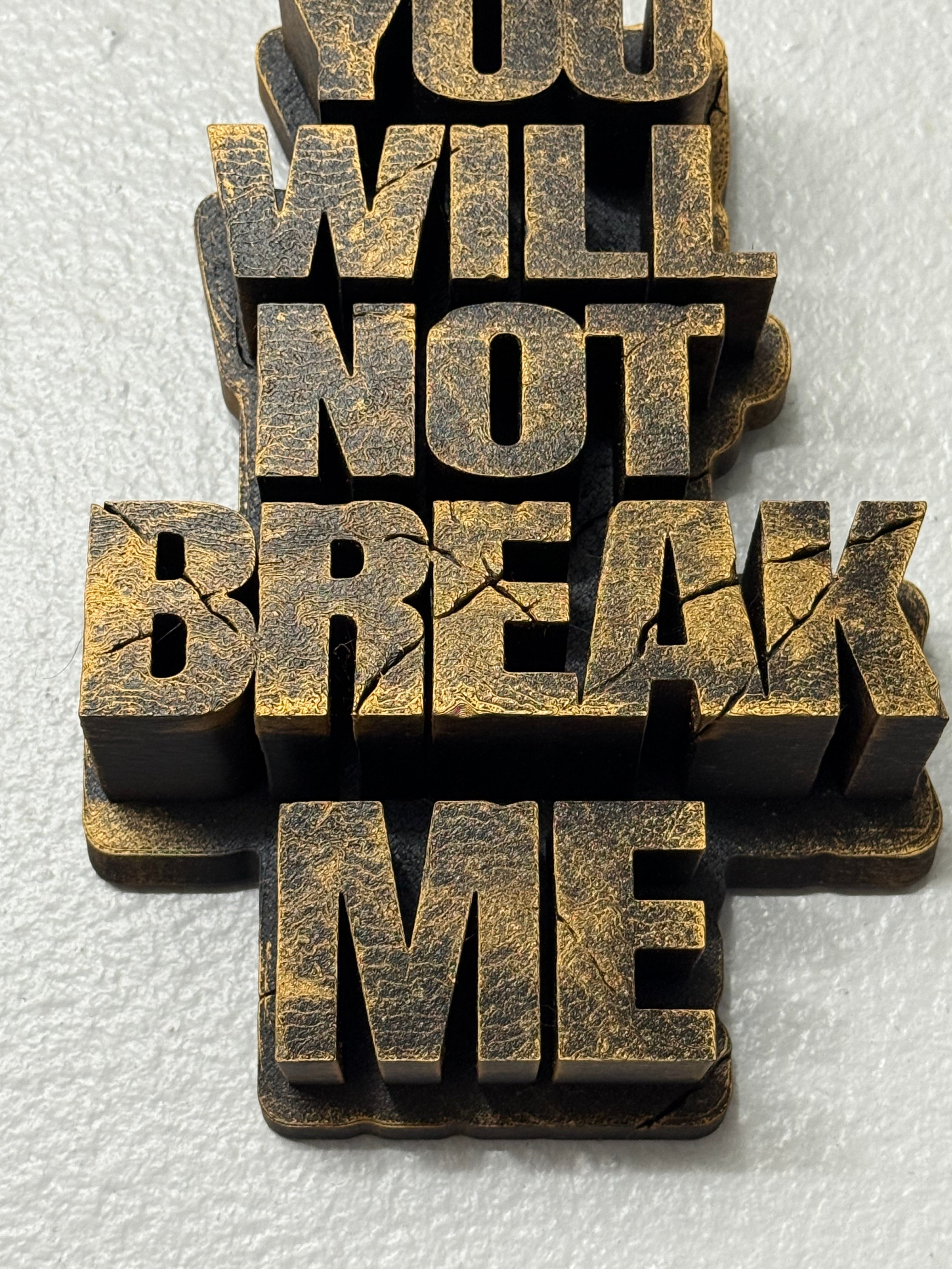 Dungeon Crawler Carl Mantra 12 inch wall decoration